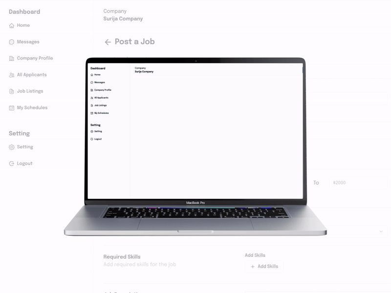 Dashboard Development